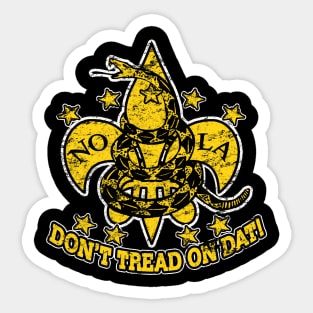 NOLA New Orleans Don't Tread On Dat Sticker